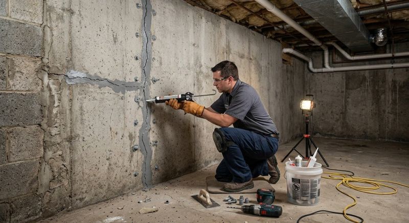 Basement Crack Repair in Charles County, MD