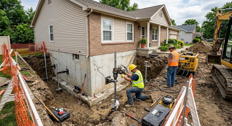 Building Foundation Repair in Chesapeake Beach, MD