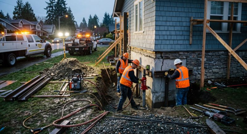 Building Foundation Repair in Lothian, MD