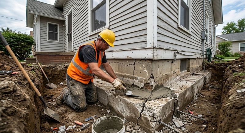 Concrete Foundation Repair in La Plata, MD