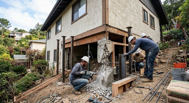 Concrete Foundation Repair in Owings, MD