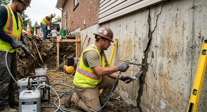 Cracked Foundation Repair in Arlington County, VA