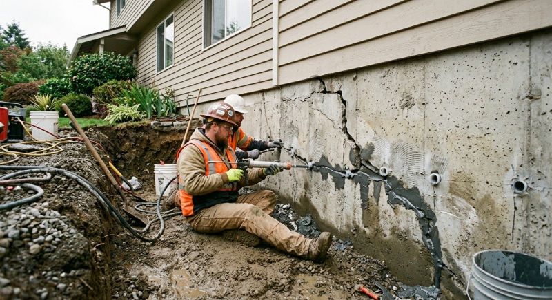 Cracked Foundation Repair in Capitol Heights, MD
