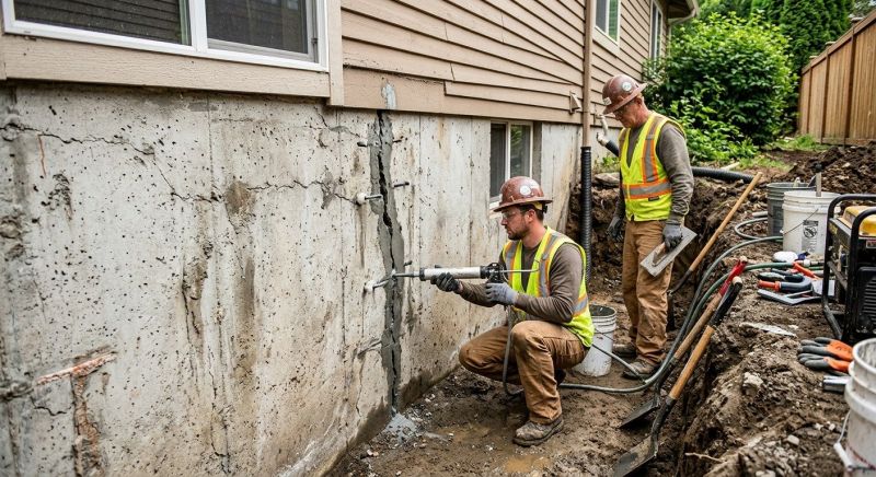 Cracked Foundation Repair in Charles County, MD