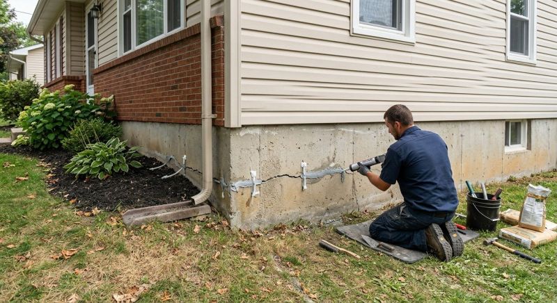 Cracked Foundation Repair in Oxon Hill, MD