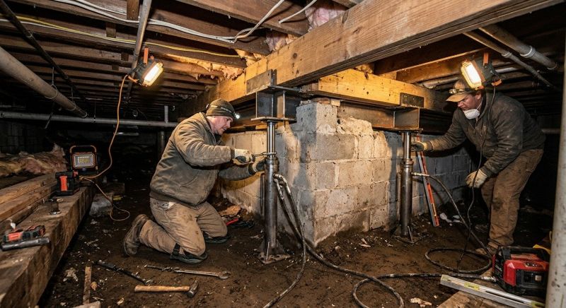 Crawl Space Leveling in Charles County, MD