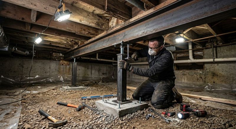 Crawlspace Structural Repair in Charles County, MD