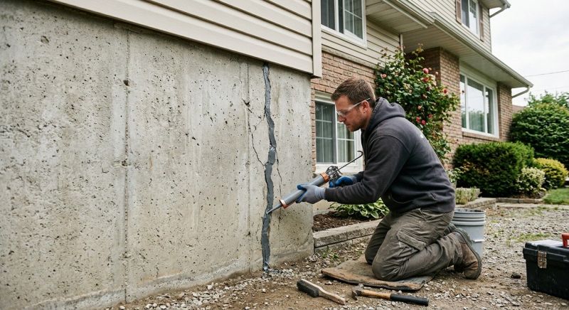 Foundation Crack Sealing in Charles County, MD
