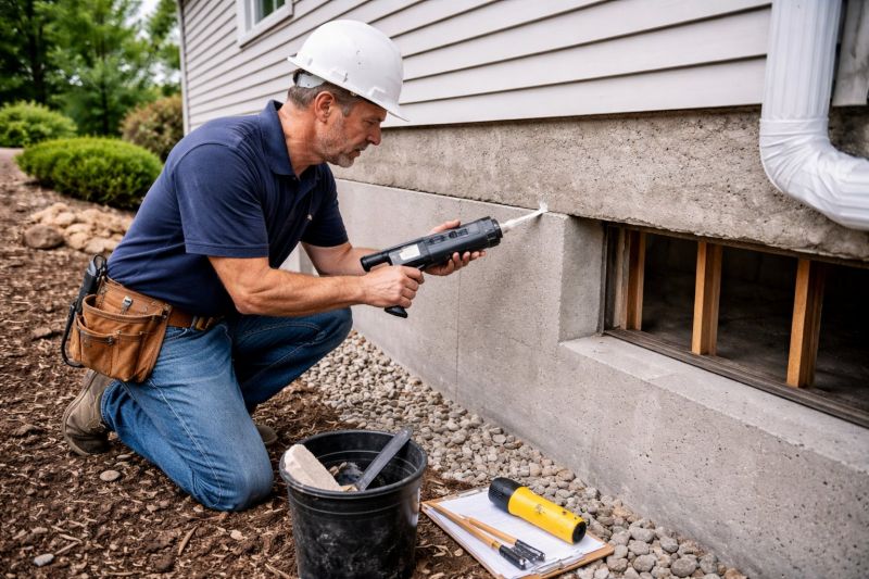 Foundation Crack Sealing in Charles County, MD