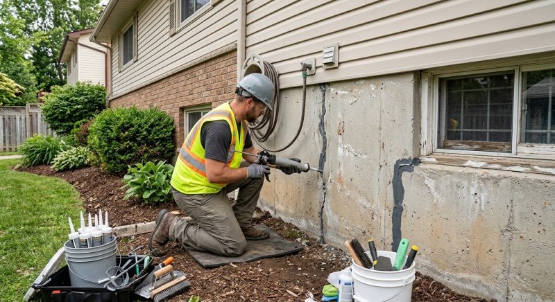 Foundation Crack Sealing in Charles County, MD
