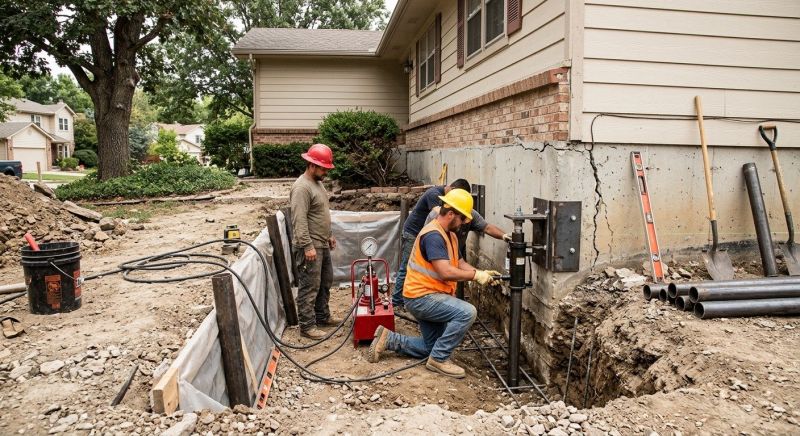 Foundation Damage Repair in Saint Leonard, MD