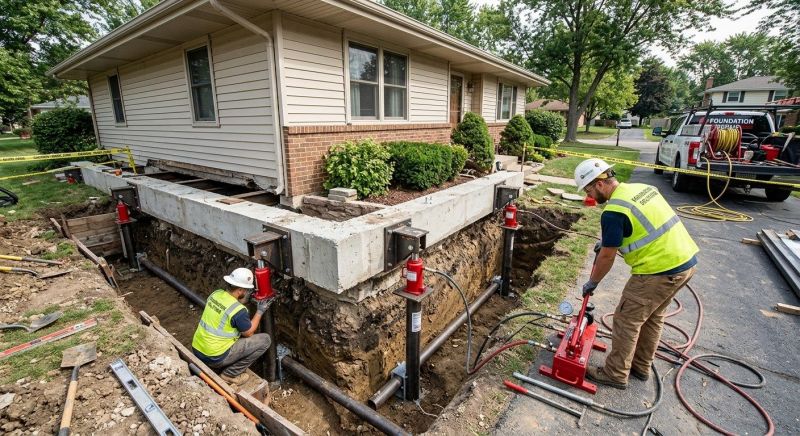 Foundation Jacking in Brandywine, MD