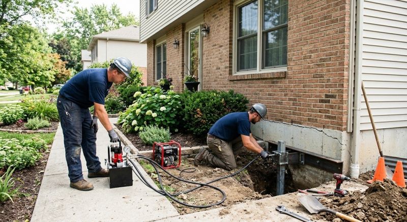 Foundation Jacking in Huntingtown, MD