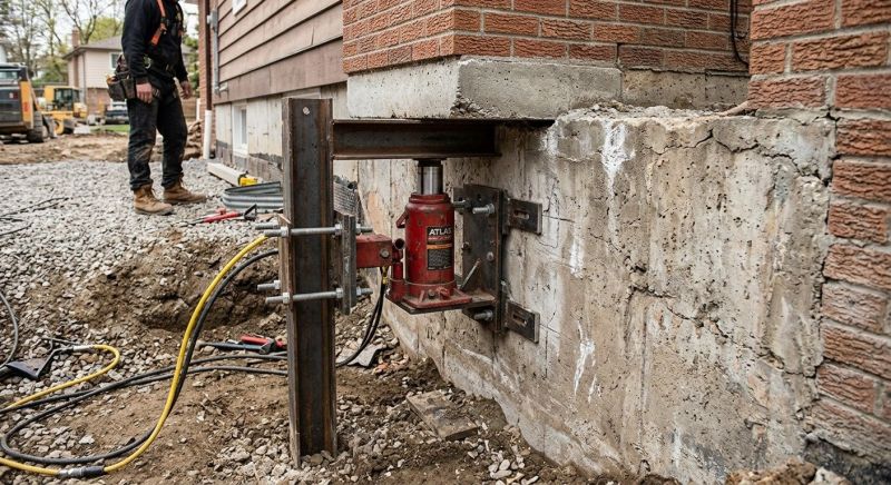 Foundation Jacking in Saint Leonard, MD