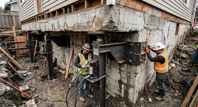 Foundation Lifting in Arlington County, VA