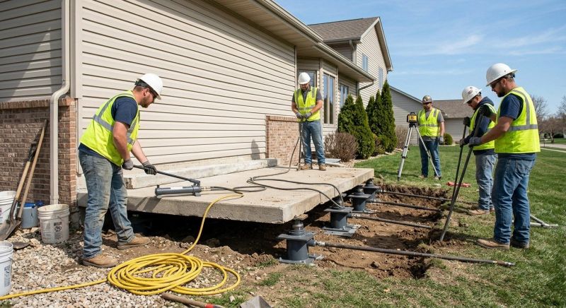 Foundation Lifting in Chesapeake Beach, MD