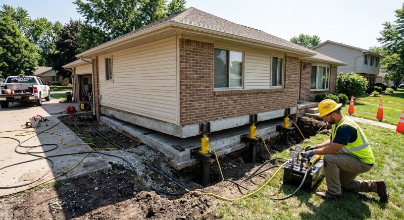 Foundation Lifting in Dunkirk, MD