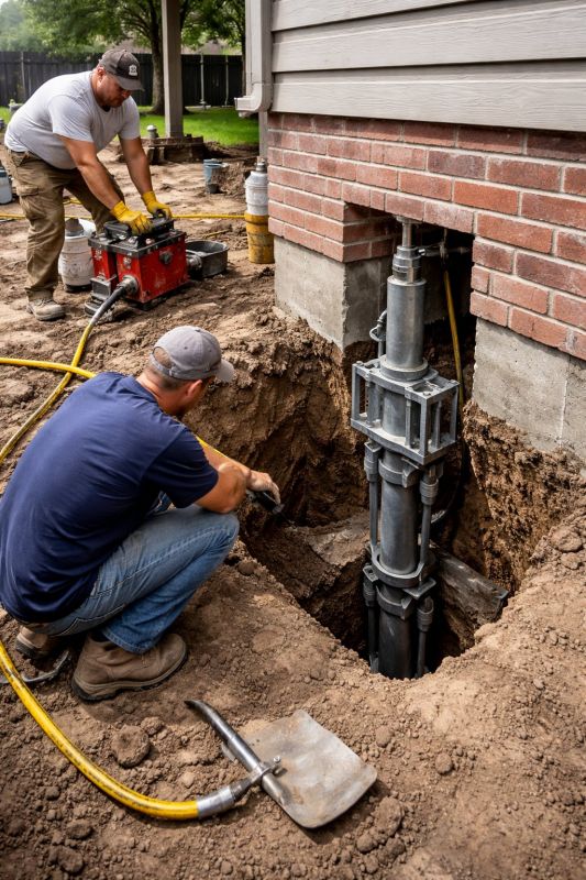 Foundation Pier Repair in Charles County, MD