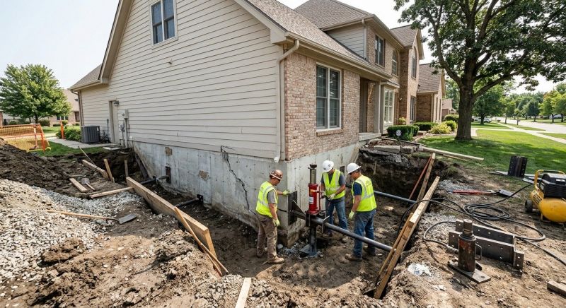 Foundation Settlement Repair in Charles County, MD