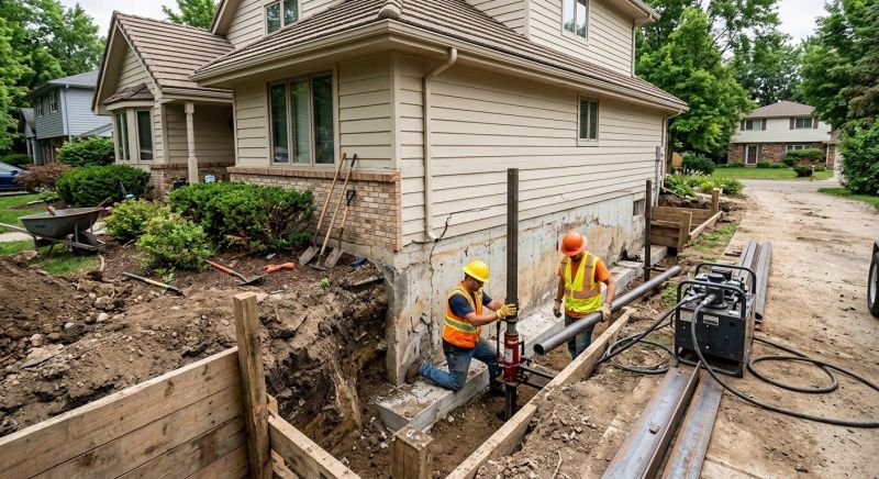 Foundation Settlement Repair in Charles County, MD