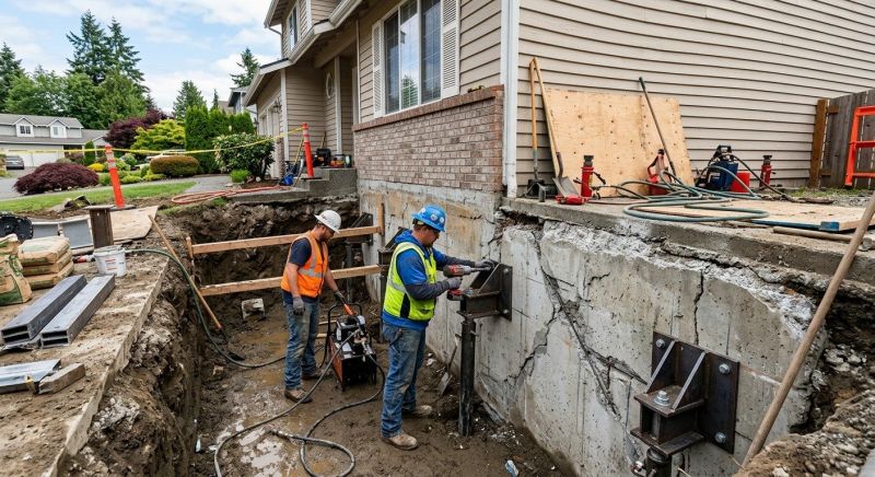 Foundation Structural Repair in Triangle, VA
