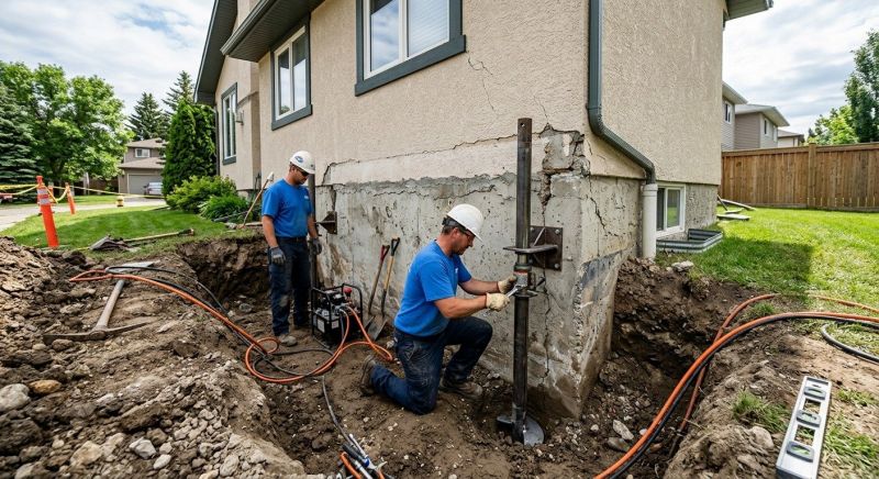 Helical Piers Installation in Charles County, MD