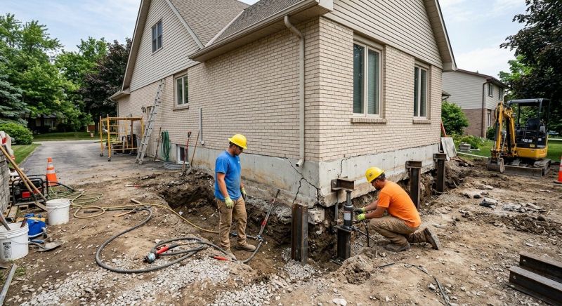 Helical Piers Installation in Charles County, MD