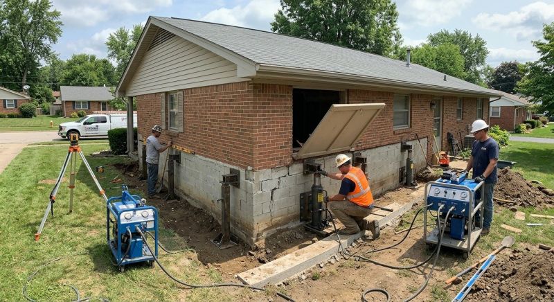 Home Foundation Leveling in Mechanicsville, MD