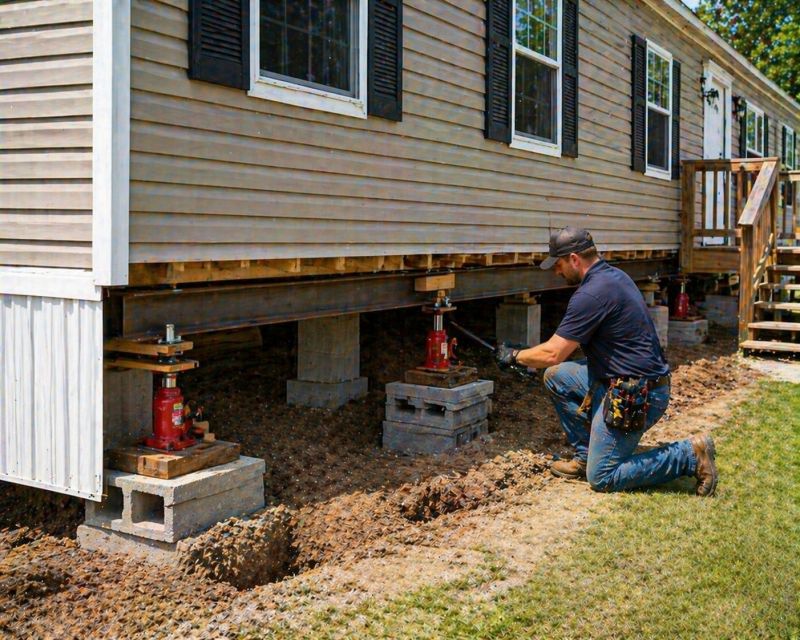 Home Foundation Leveling in Triangle, VA