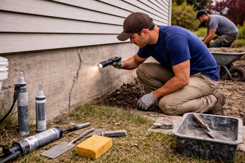 Home Foundation Repair in Owings, MD