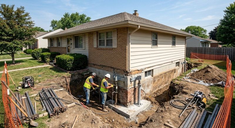 House Underpinning in Charles County, MD