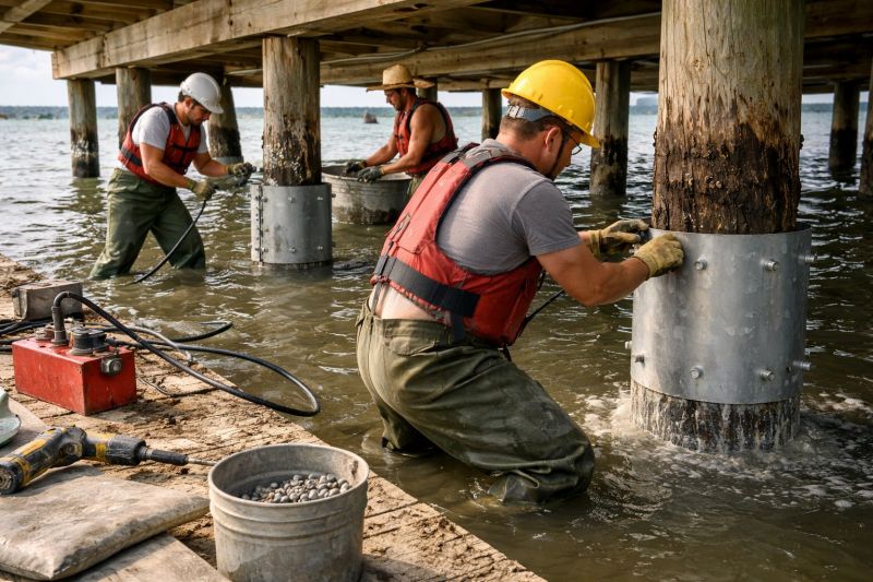 Piling Repair in Triangle, VA