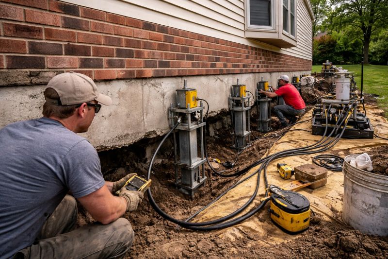 Settling Foundation Service in Huntingtown, MD