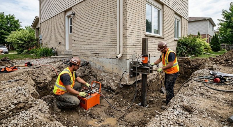 Sinking Foundation Lifting in Charles County, MD