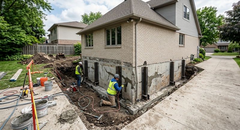 Sinking Foundation Repair in Dumfries, VA