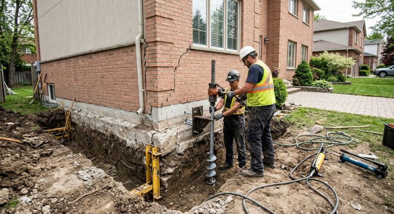 Sinking Foundation Repair in La Plata, MD