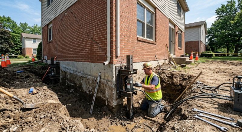 Sinking Foundation Repair in Charles County, MD