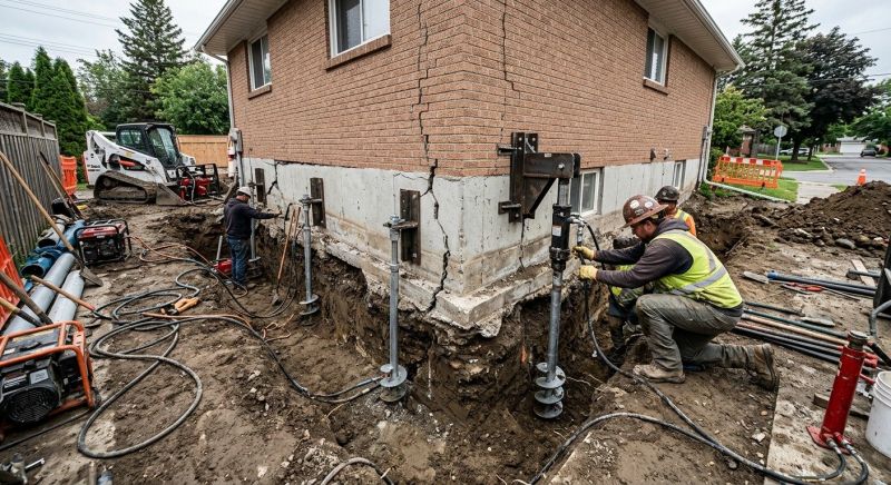 Sinking Foundation Repair in Oxon Hill, MD