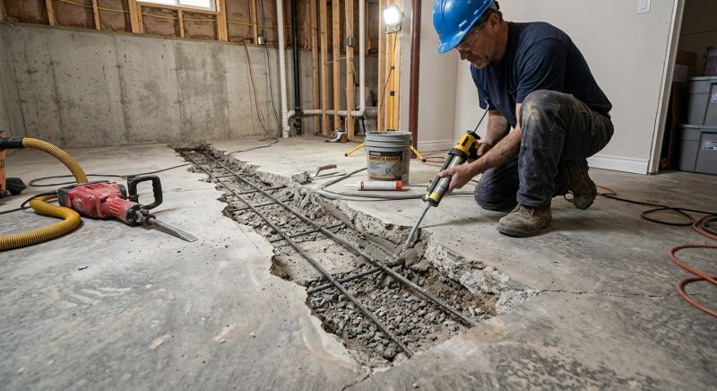 Slab Foundation Repair in Charles County, MD