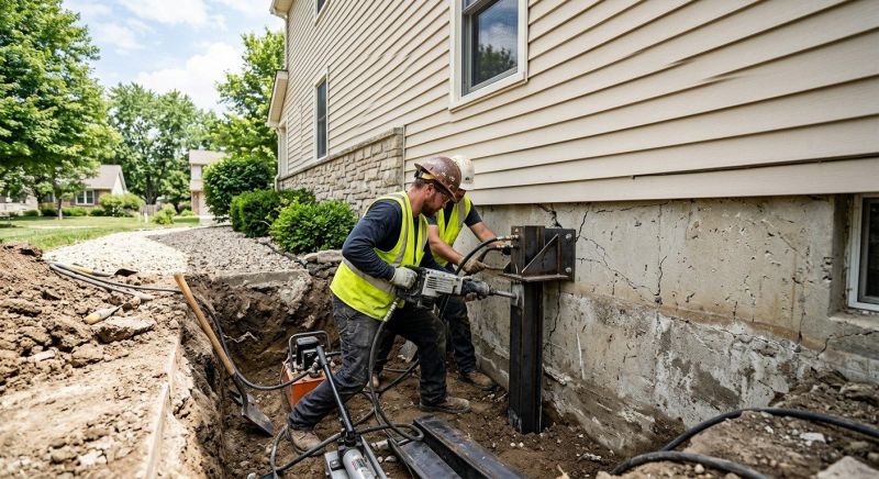 Structural Foundation Repair in Shady Side, MD