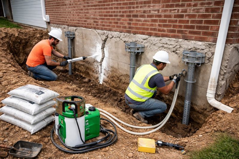 Structural Foundation Repair in Suitland, MD